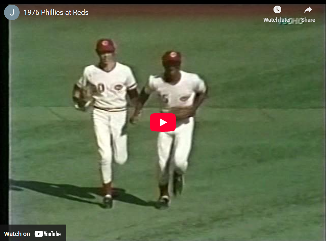 1976 Phillies at Reds NLCS Game 3