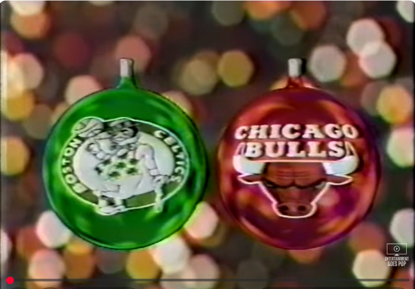Celtics vs Bulls Christmas 1996 Bird, Jordan